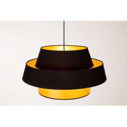 Lampadario a cavo PRETO GOLD 1xE27/60W/230V
