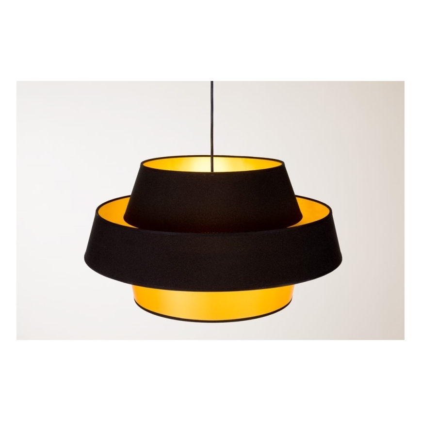 Lampadario a cavo PRETO GOLD 1xE27/60W/230V