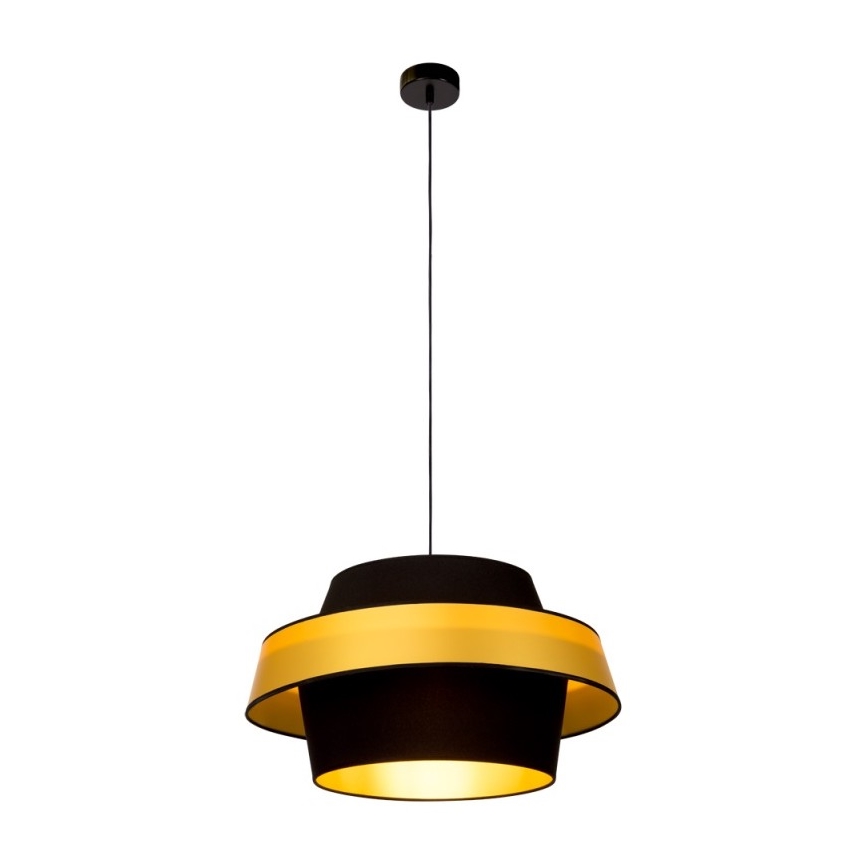 Lampadario a cavo PRETO GOLD 1xE27/60W/230V