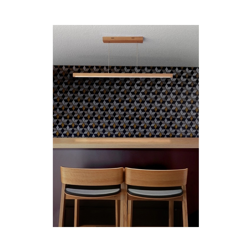Lampadario a sospensione con filo LED dimmerabile SMAL LED/12W/230V - certificato FSC