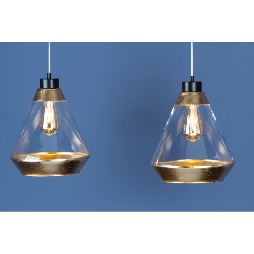 Lampadario su filo 1xE27/60W/230V - certificato FSC