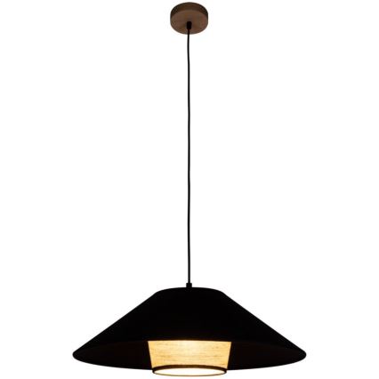Suspension sur câble AMIGO 1xE27/60W/230V chêne
