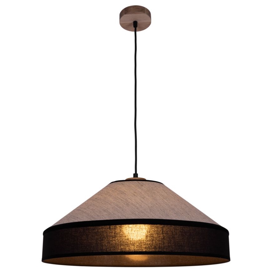 Lampadario a sospensione con filo AMIGO 1xE27/60W/230V quercia