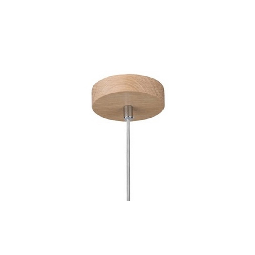 Lampadario a sospensione con filo ALESSANDRO 1xE27/60W/230V quercia