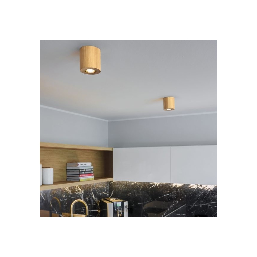 Plafoniera WOODDREAM 1xGU10/6W/230V - certificato FSC