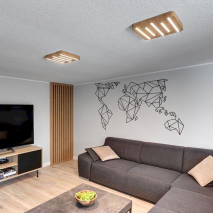 Plafoniera LED NEELE LED/19,5W/230V quercia