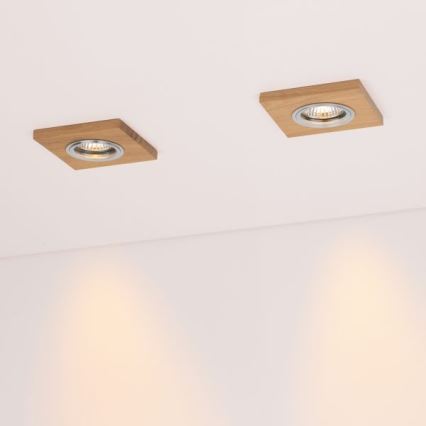 Lampada LED da incasso VITAR 1xGU10/5W/230V CRI 90 quercia – FSC certificato