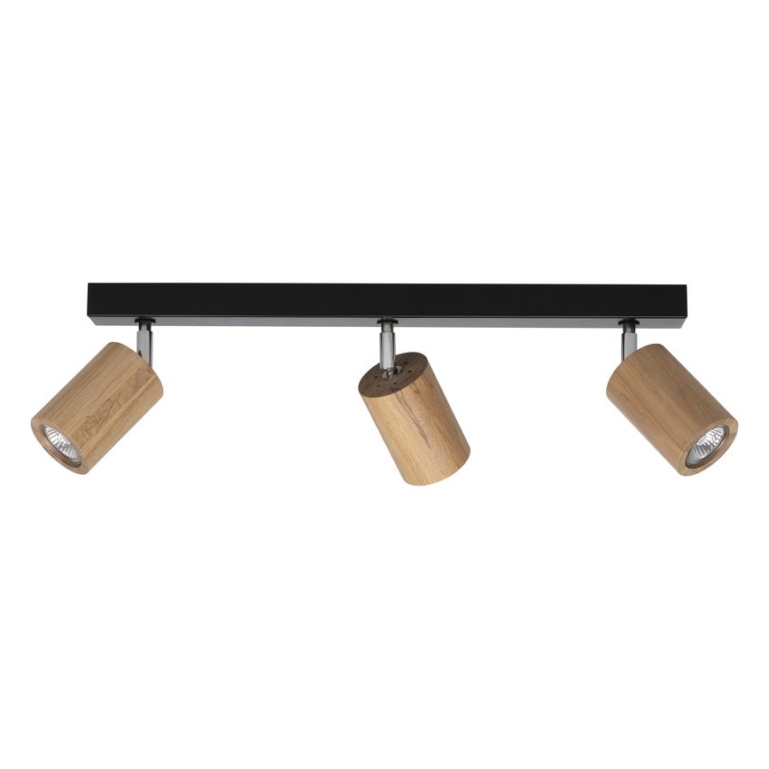 Spot de plafond LED MATTI 3xGU10/5W/230V chêne - certifié FSC