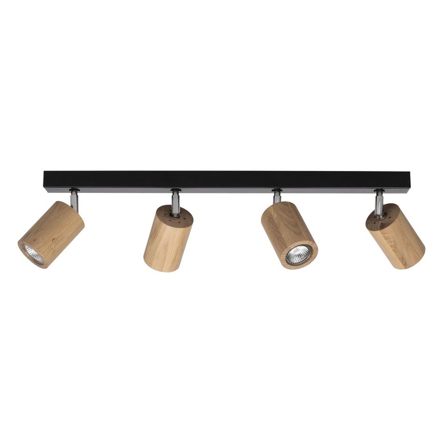 Faretto LED da soffitto MATTI 4xGU10/5W/230V rovere- certificato FSC