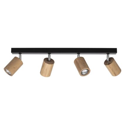 Luce Spot a LED da soffitto MATTI 4xGU10/5W/230V quercia