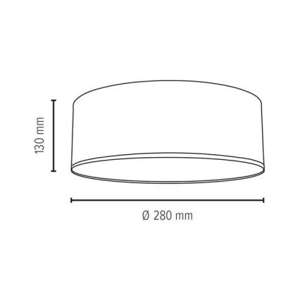 Lampada da soffitto JOSEFINA 2xE27/25W/230V