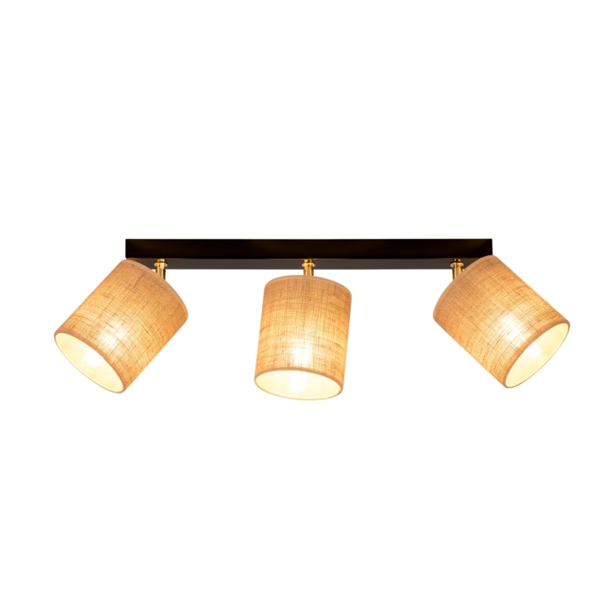 Faretto da binario JUTE 3xE27/25W/230V - certificato FSC