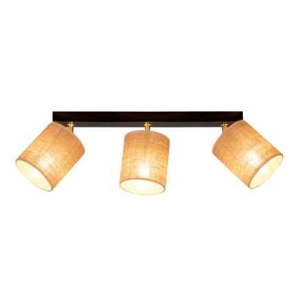 Spot de plafond JUTE 3xE27/25W/230V