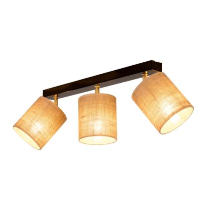 Spot de plafond JUTE 3xE27/25W/230V