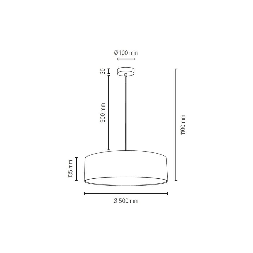 Suspension filaire JOSEFINA 3xE27/25W/230V