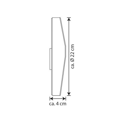 Numero civico solare LED LED/3x0,1W/2,4V IP44 - certificato FSC