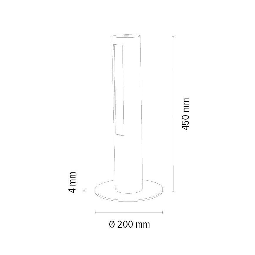 Lampada da tavolo LED dimmerabile CONOR LED/9W/230V quercia