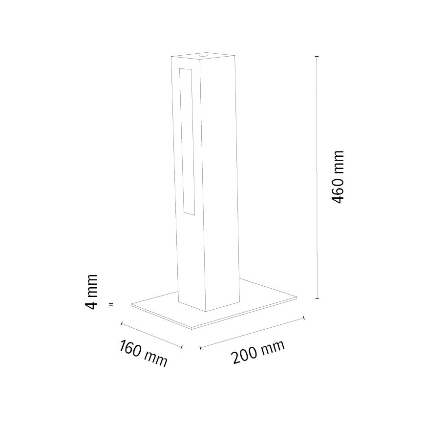 Lampada da tavolo LED dimmerabile LEON LED/9W/230V quercia