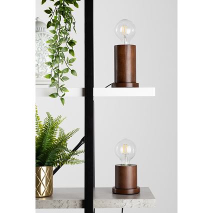 Lampe de table TASSE 1xE27/25W/230V hêtre