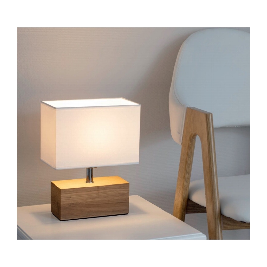 Lampe de table THEO 1xE27/25W/230V chêne