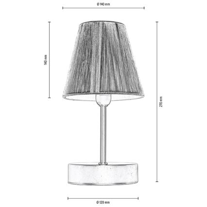 Lampada da tavolo MILA 1xE14/25W/230V Betulla