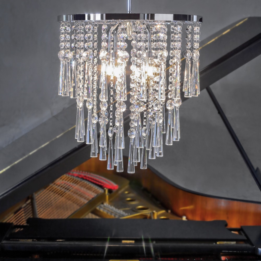 Lampadario a sospensione con supporto rigido LUXORIA 6xG9/28W/230V