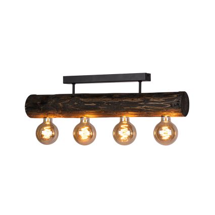 Lampadario a plafone TRABO 4xE27/60W/230V pino