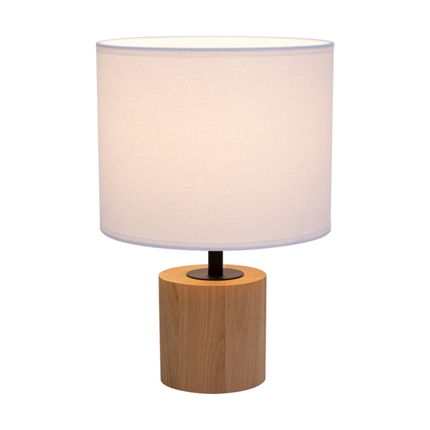 Lampada da tavolo KRETA 1xE27/25W/230V pino/bianco