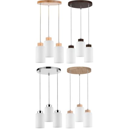 Ersatzlampenschirm für Hängeleuchte  BOSCO E27 d 9,5 cm weiß