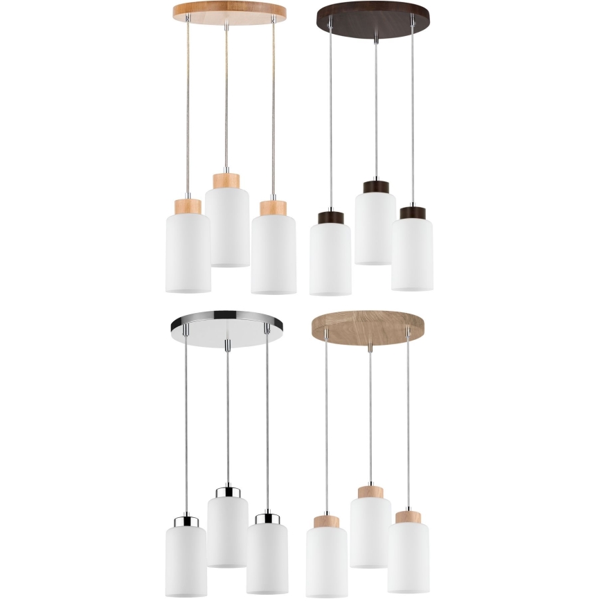 Ersatzlampenschirm für Hängeleuchte  BOSCO E27 d 9,5 cm weiß
