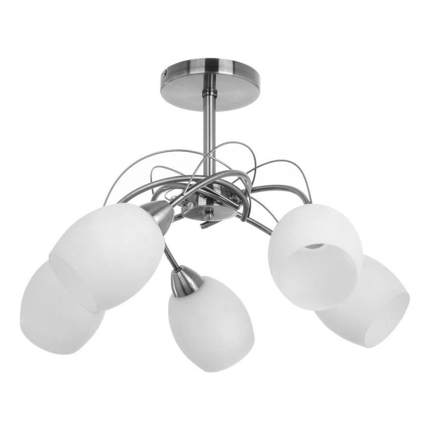 Ersatzlampenschirm für Hängeleuchte und Wandleuchte PISA E27 d 12 cm weiß