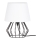 Spot-Light -  Lampada da tavolo MANGOO 1xE27/40W/230V bianca/nera