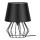 Spot-Light - Lampada da tavolo MANGOO 1xE27/40W/230V nera - certificato FSC