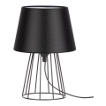 Spot-Light - Lampada da tavolo MANGOO 1xE27/40W/230V nera