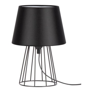 Spot-Light - Lampada da tavolo MANGOO 1xE27/40W/230V nera