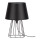 Spot-Light - Lampada da tavolo MANGOO 1xE27/40W/230V nera
