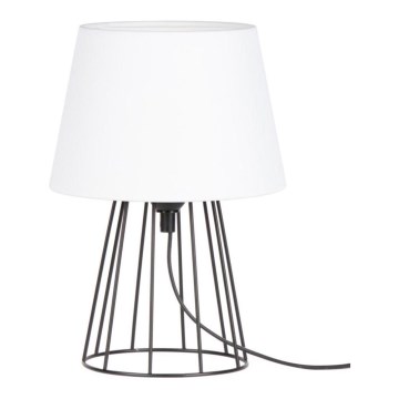 Spot-Light - Lampe de table MANGOO 1xE27/40W/230V blanche/noire