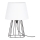 Spot-Light - Lampe de table MANGOO 1xE27/40W/230V blanche/noire