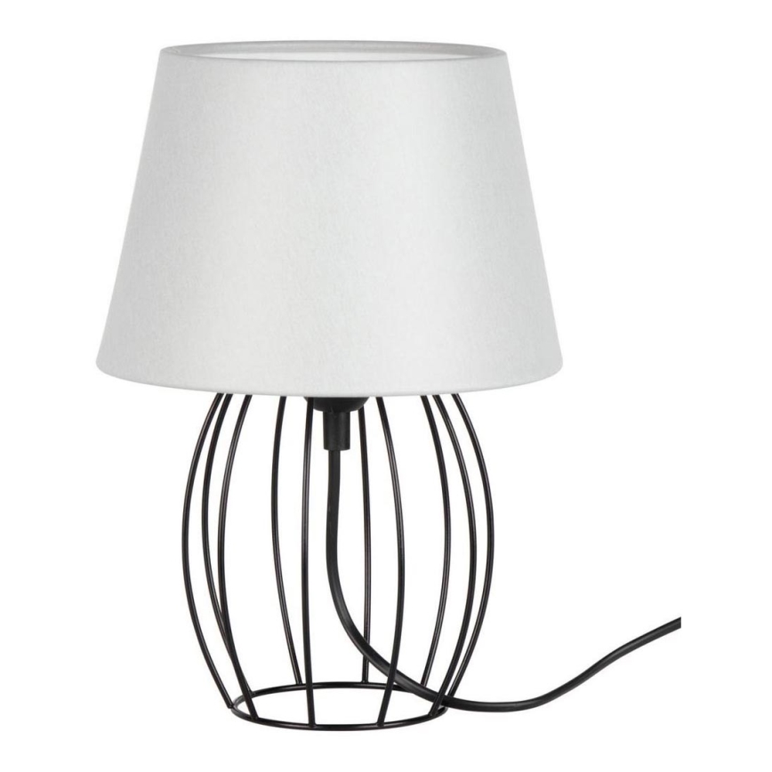 Spot-Light - Lampe de table MANGOO 1xE27/40W/230V grise/noire