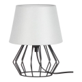 Spot-Light - Lampe de table MANGOO 1xE27/40W/230V grise/noire