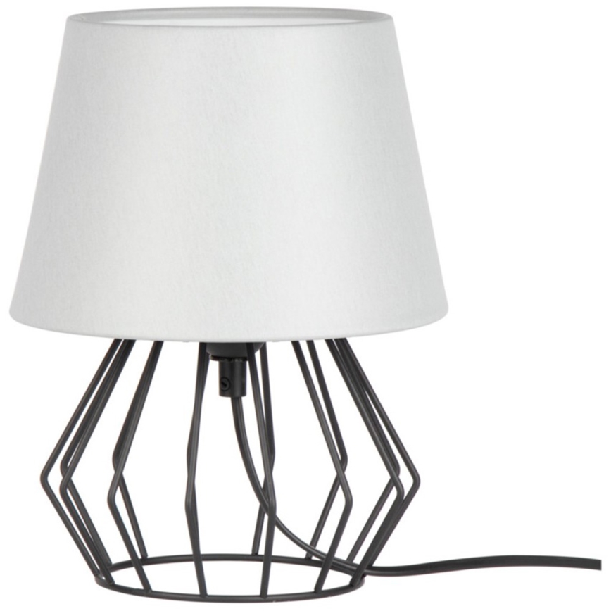 Spot-Light - Lampe de table MANGOO 1xE27/40W/230V grise/noire