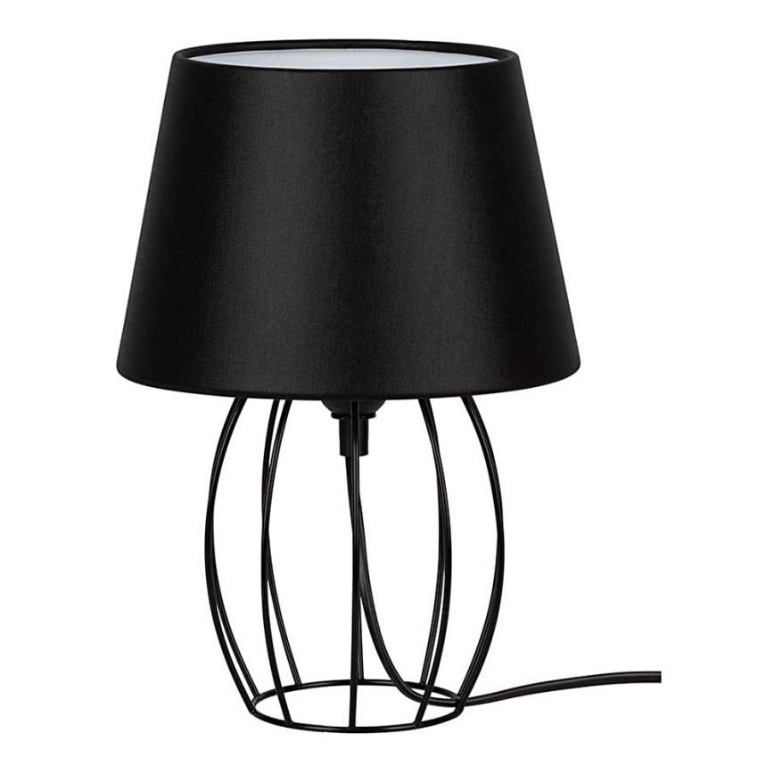 Spot-Light - Lampe de table MANGOO 1xE27/40W/230V noire