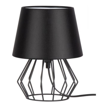 Spot-Light - Lampe de table MANGOO 1xE27/40W/230V noire