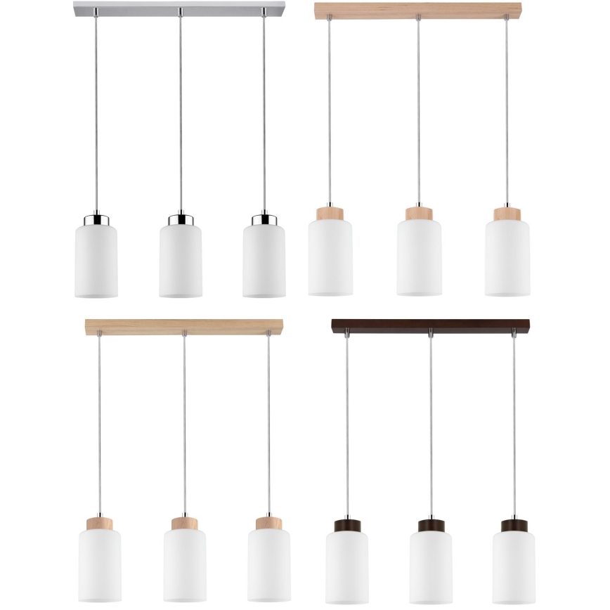 Paralume di ricambio per lampadario  BOSCO E27 diametro 9,5 cm bianco
