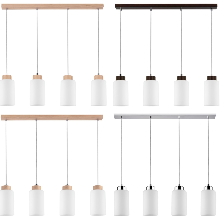 Paralume di ricambio per lampadario  BOSCO E27 diametro 9,5 cm bianco