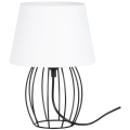 Spot-Light - Tischleuchte MANGOO 1xE27/40W/230V weiß/schwarz