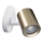 Spot mural LAURIN 1xGU10/10W/230V laiton/blanc