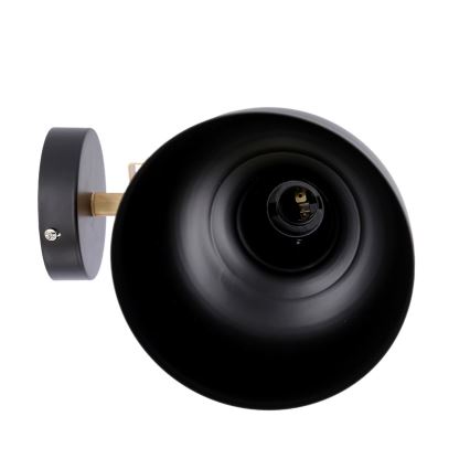 Spot mural RENO 1xE27/40W/230V noir