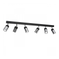 Spot NEST 6xGU10/8W/230V noir/chrome brillant