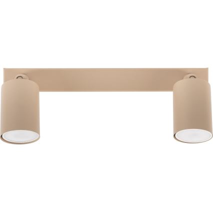 Spot NEX 2xGU10/10W/230V beige